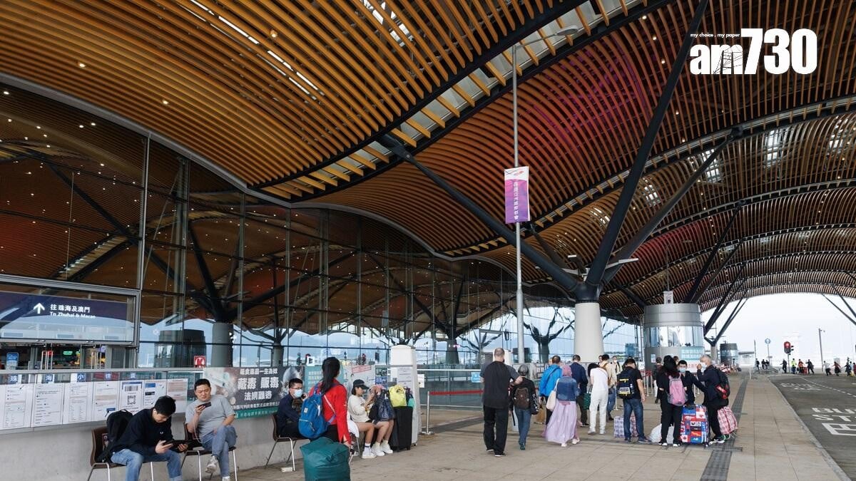 港珠澳大橋香港口岸旅檢大樓。(資料圖片／蘇文傑攝)