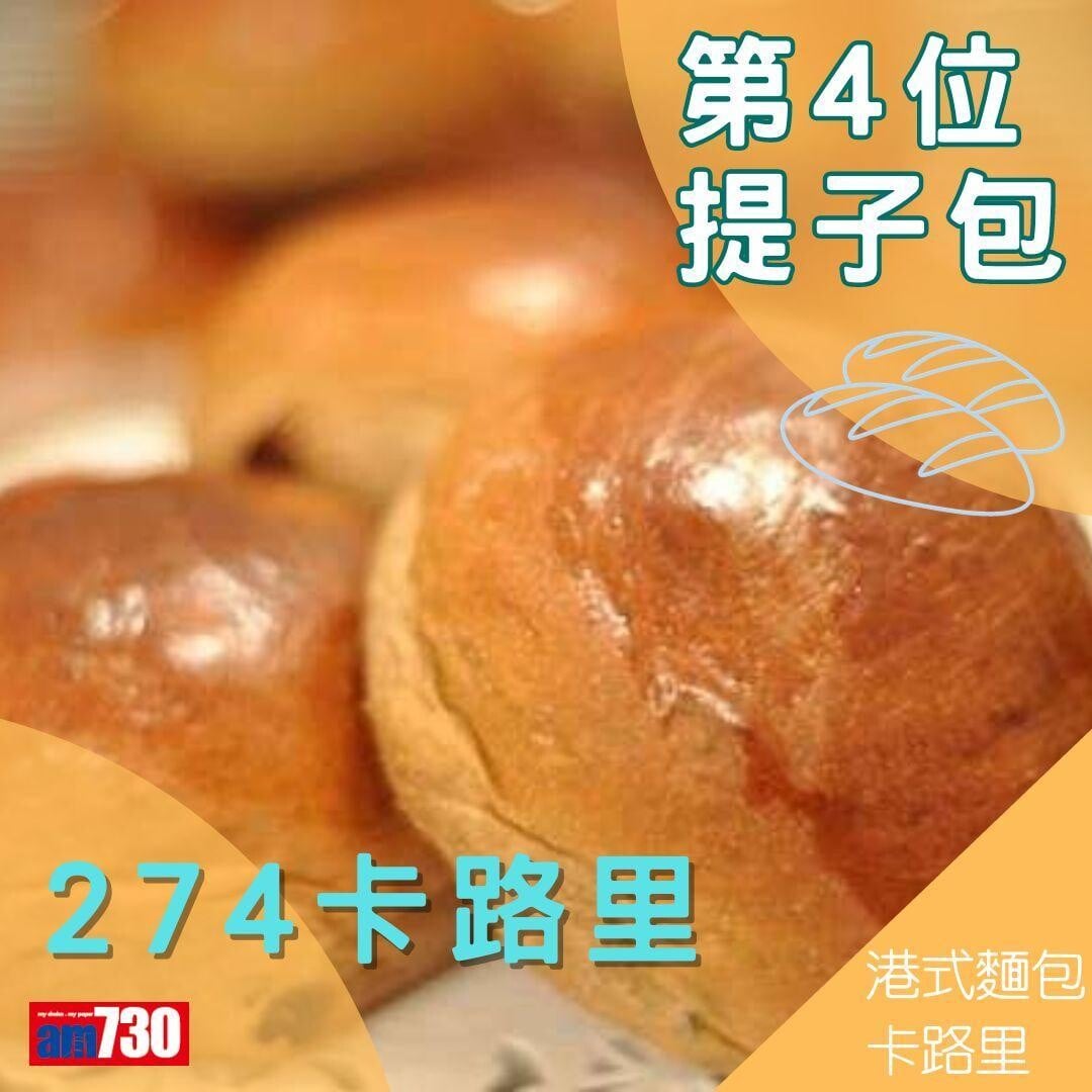 港式麵包卡路里(am730製圖)