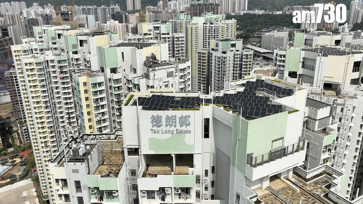 房委會公屋德朗邨。(資料圖片)
