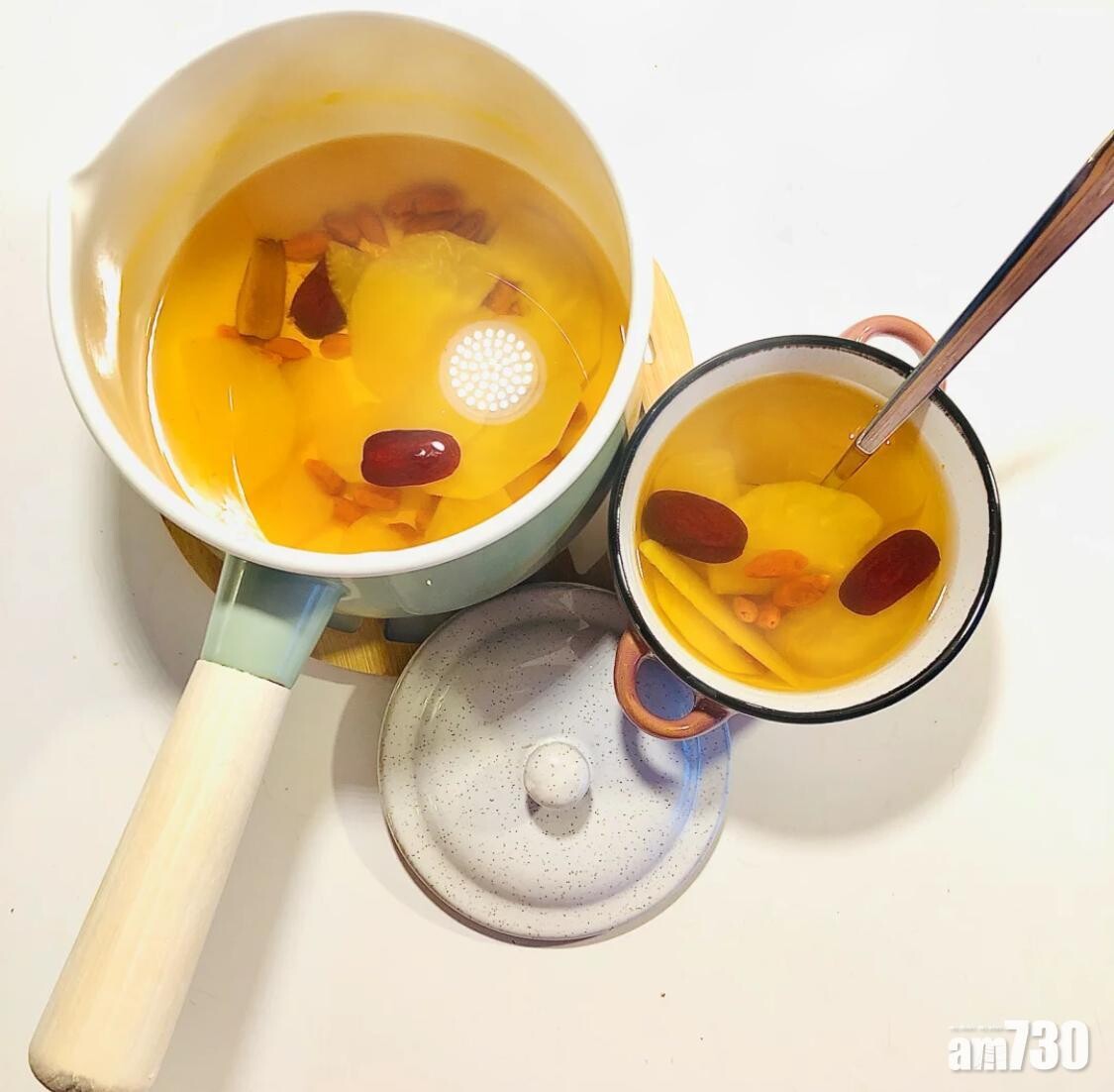 糖水食譜|蘋果枸杞糖水清甜美味,大人小孩都適合飲用。