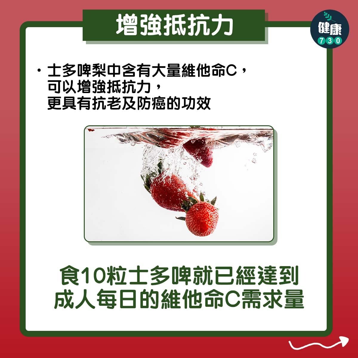 士多啤梨好處、營養及清洗方法（am730製圖）