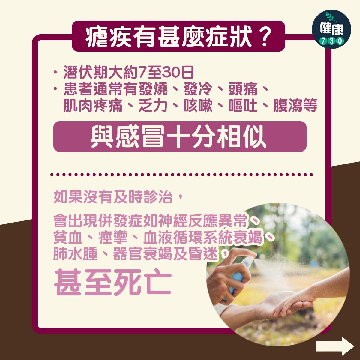 瘧疾症狀、傳染途徑、治療及預防方法,小心蚊叮蟲咬(am730製圖)