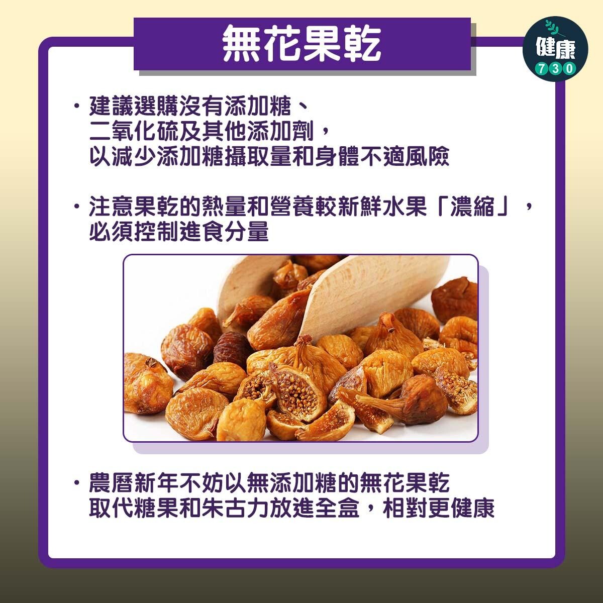 無花果功效及營養價值,建議買沒有添加糖的無花果乾(am730製圖)