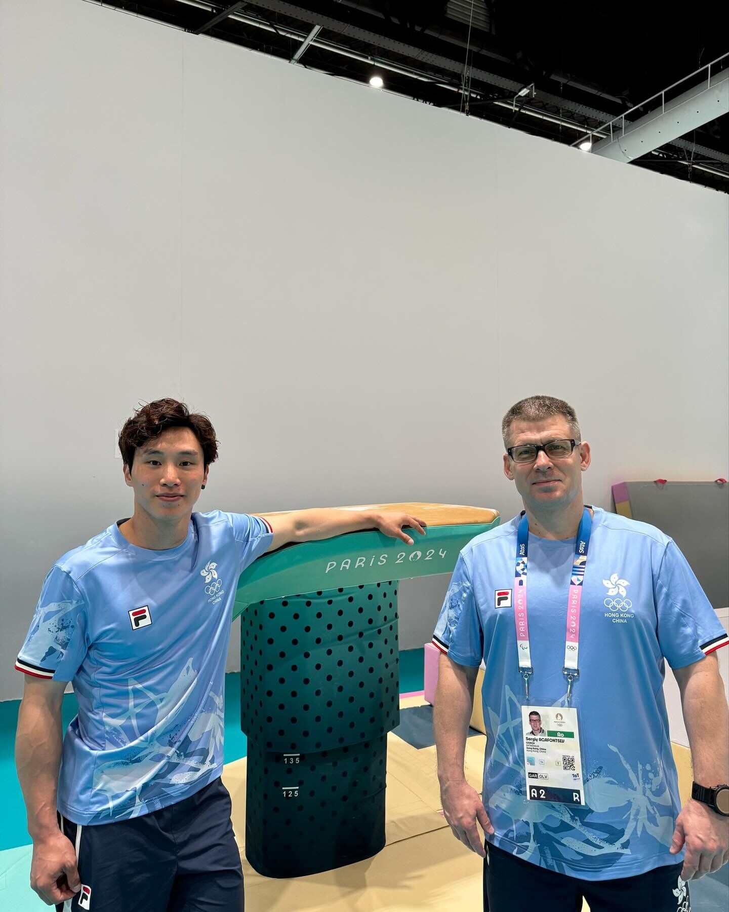 香港體操代表石偉雄今屆在巴黎第三度參加奧運，他在男子跳馬資格賽未能躋身決賽。(石偉雄FB)