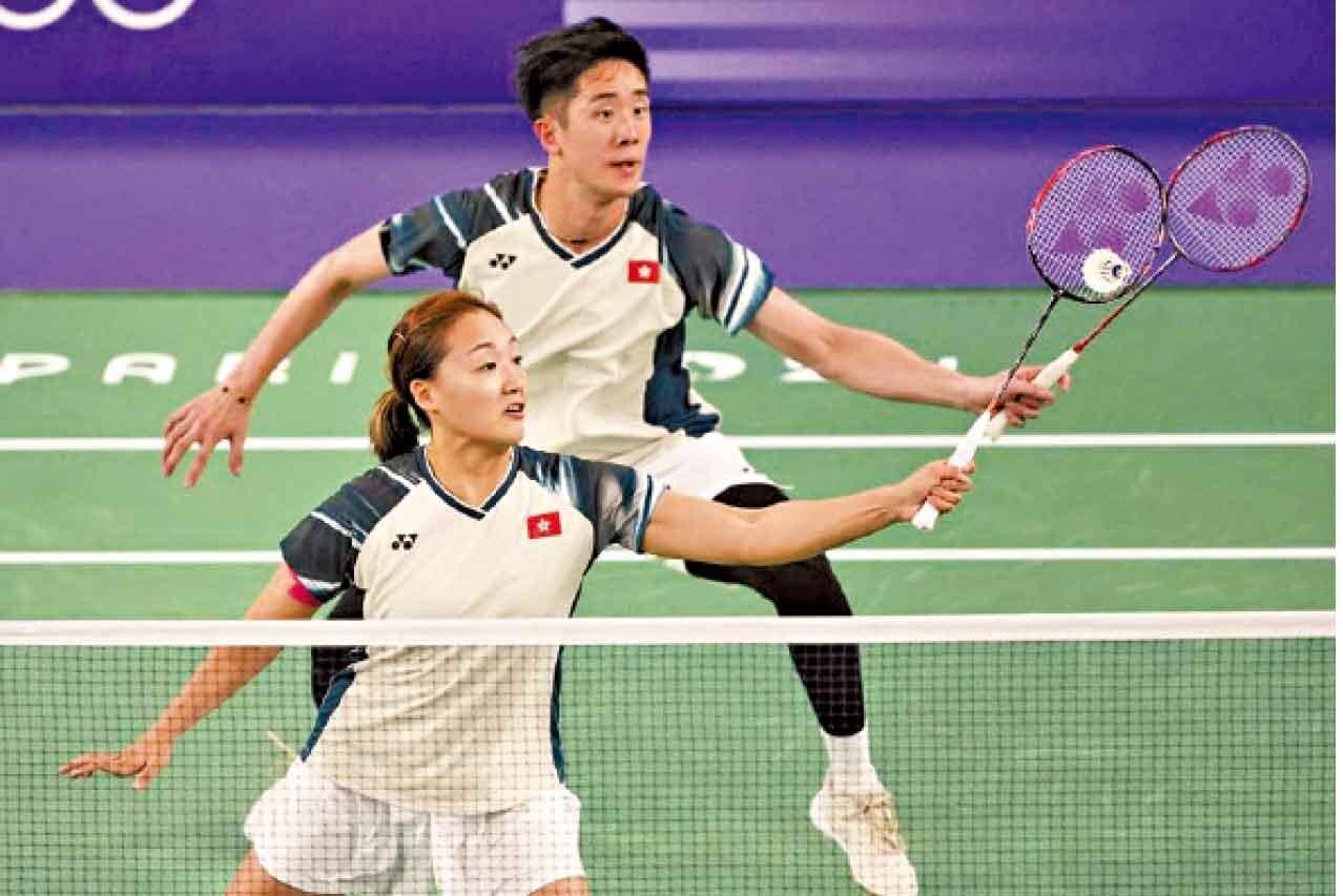港隊羽毛球混雙組合「鄧謝配」,因鄧俊文「前十字韌帶幾乎完全斷裂」,缺席下月在日本名古屋舉行的亞運會。(資料圖片)