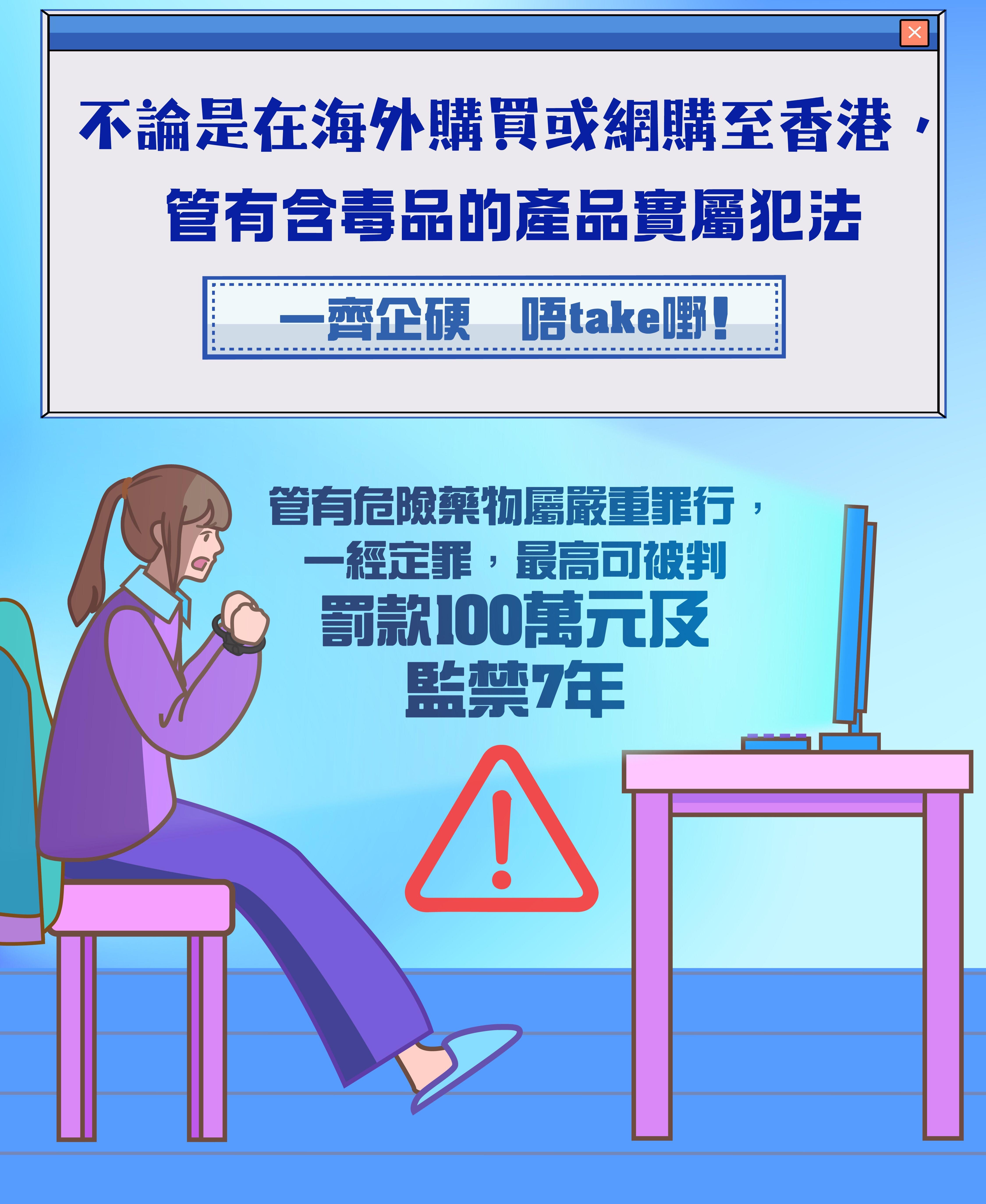禁毒資料圖解｜小心販毒陷阱（禁毒處）
