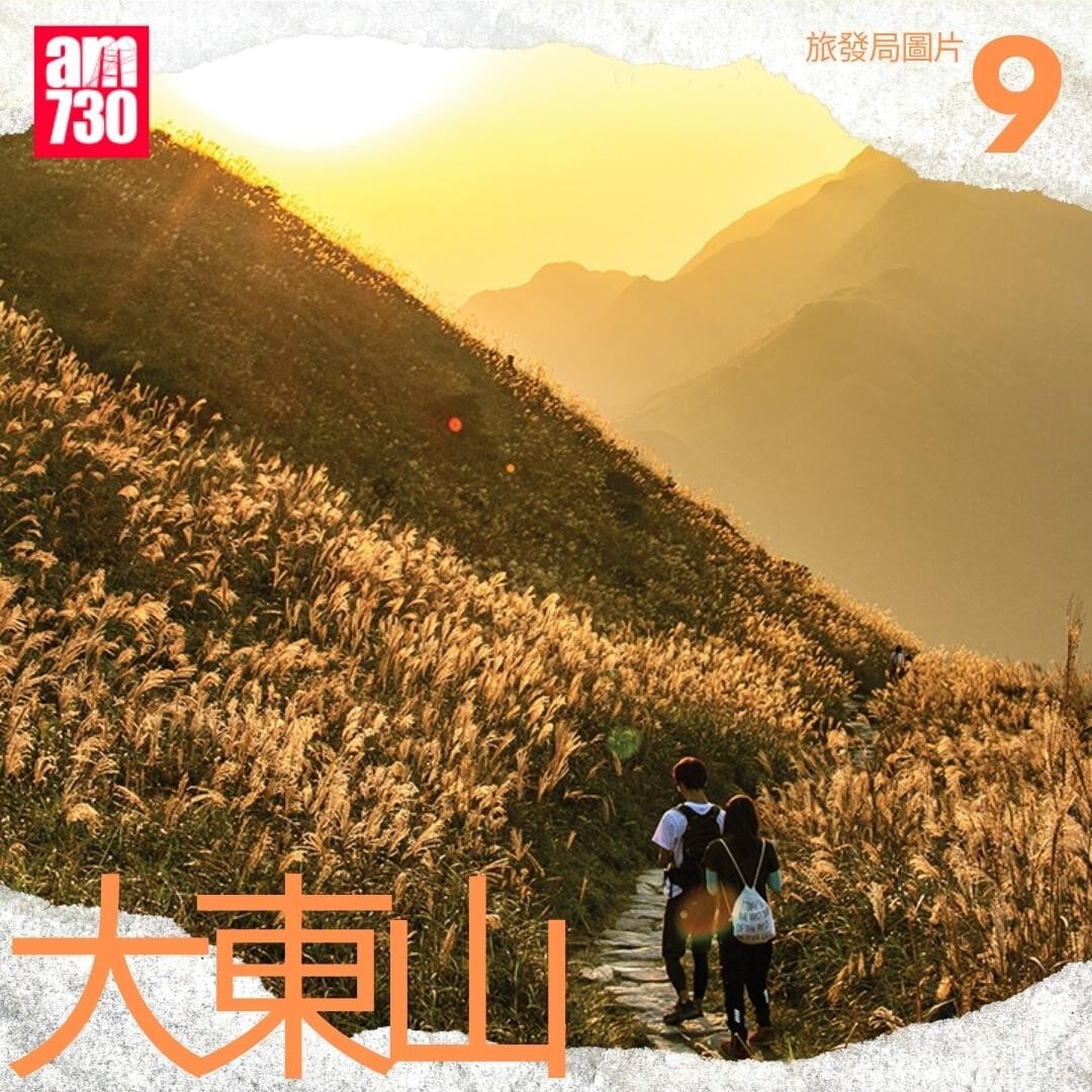Google地圖香港十大打卡地點｜大東山第9名（am730製圖）