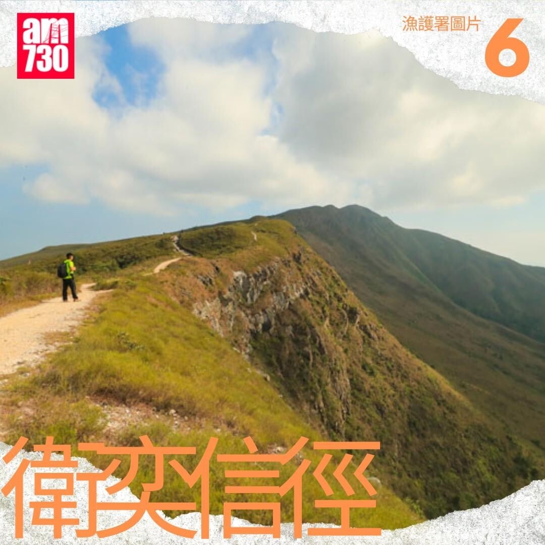 Google地圖香港十大打卡地點｜衛奕信徑第6名（am730製圖）