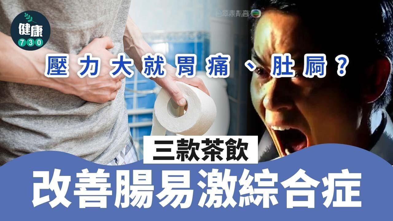 腸胃不適｜壓力大胃痛肚屙？中醫建議疏肝理氣預防腸易激綜合症（am730製圖）