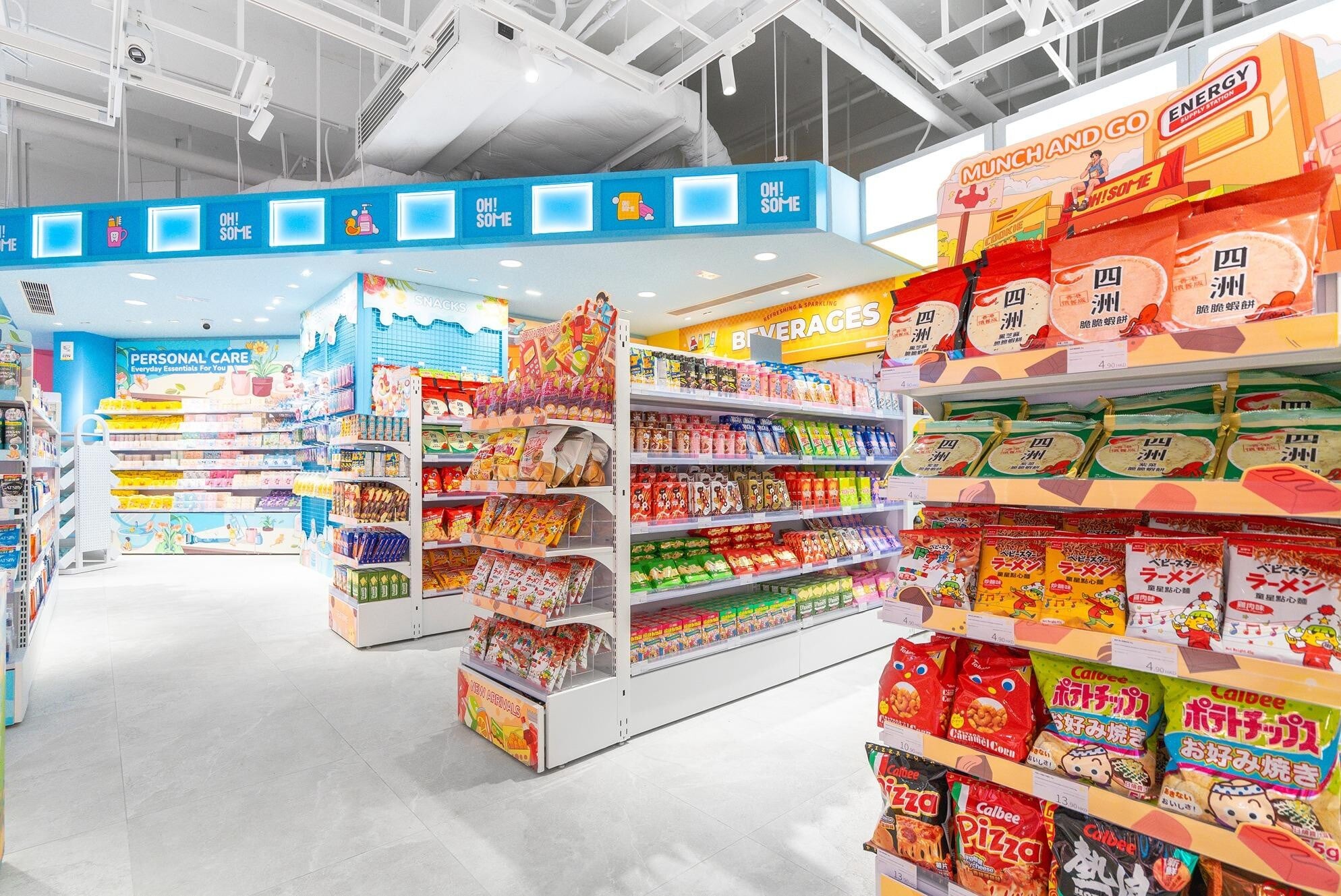 風靡東南亞的潮流零售店「OH!SOME」去年8月進駐香港落戶將軍澳新都城中心二期(官方圖片)