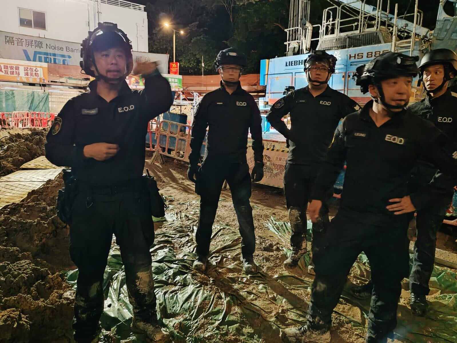 鰂魚涌濱海街16至22號地盤發現第二次世界大戰時的空投炸彈