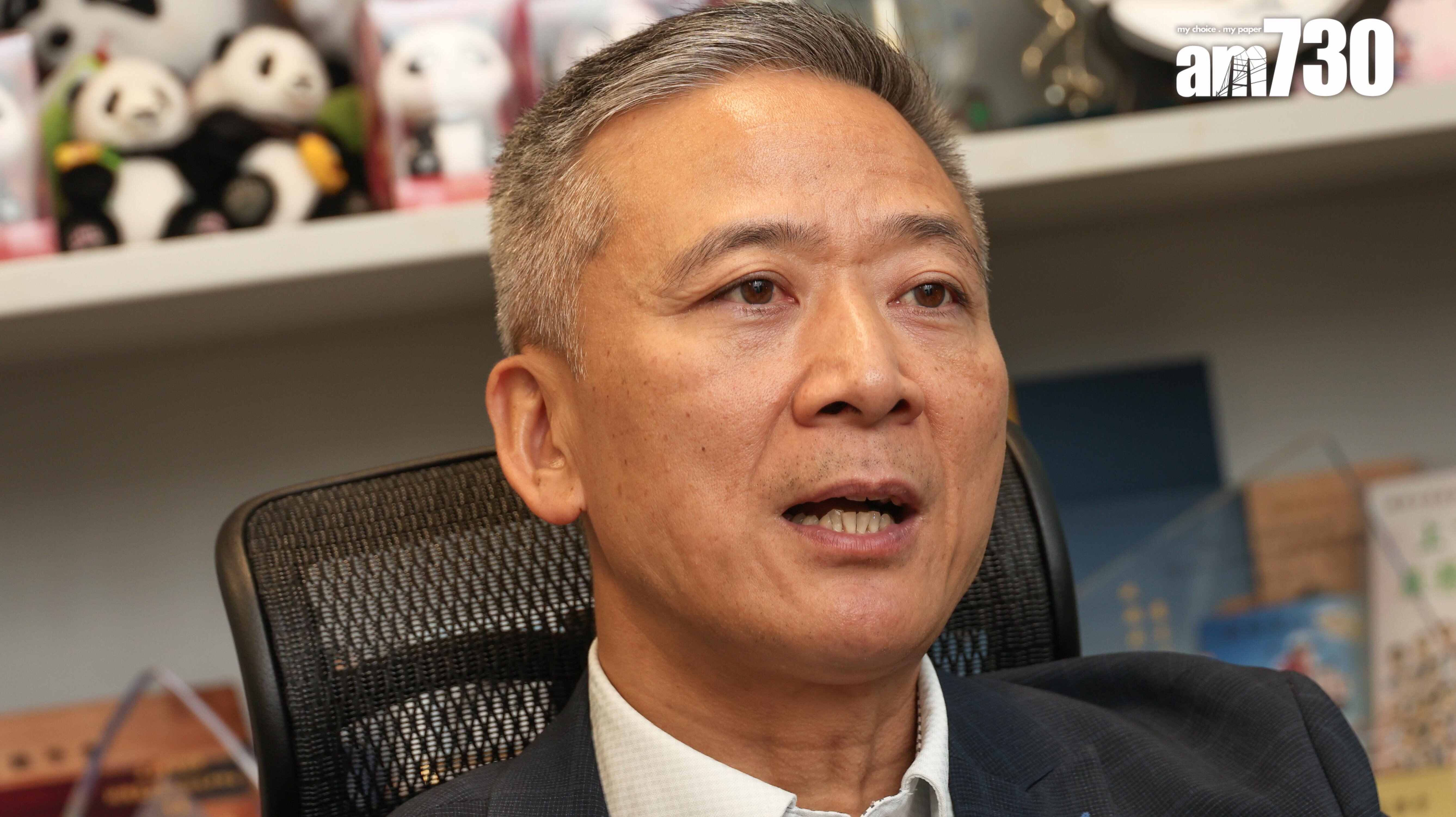 姚柏良坦言江旻憓參選令他關注度提升，惟成為「票王」不覺是同情票(周令知攝)