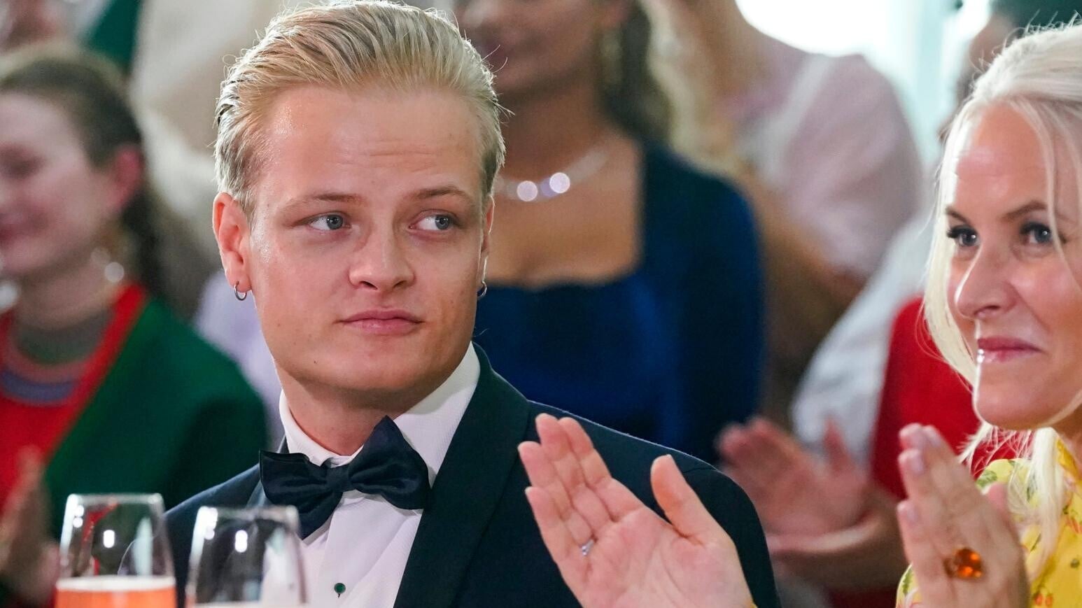 王儲妃梅特瑪麗特之子馬瑞斯博格霍伊比。（圖／美聯社）