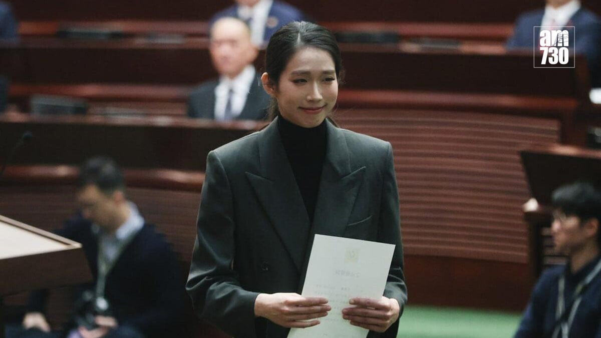 奧運金牌運動員、去年轉跑道做立法會議員的「微笑劍后」江旻憓（Vivian），早前申報作出租用途的火炭穗禾苑單位已以346萬元沽出，持貨4年，帳面蝕117萬或25%。（周令知攝／資料圖片）