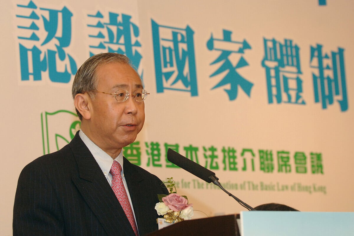 許仕仁曾任政務司司長。(資料圖片/政府新聞處)