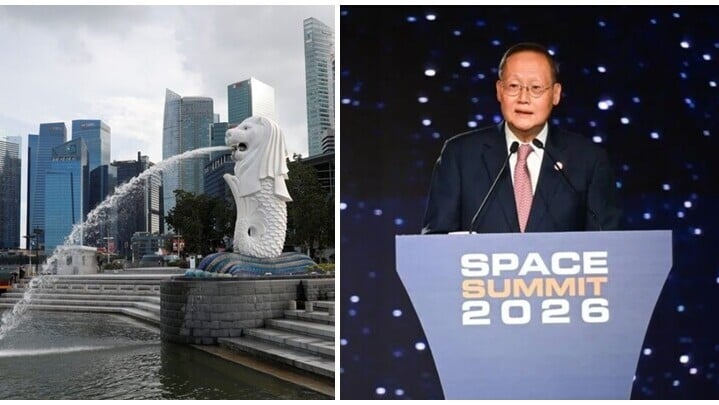 新加坡主管能源與科技事務的人力部長陳詩龍宣布，新加坡4月1日設立首個新加坡航天局。(路透社資料圖片/網上圖片)