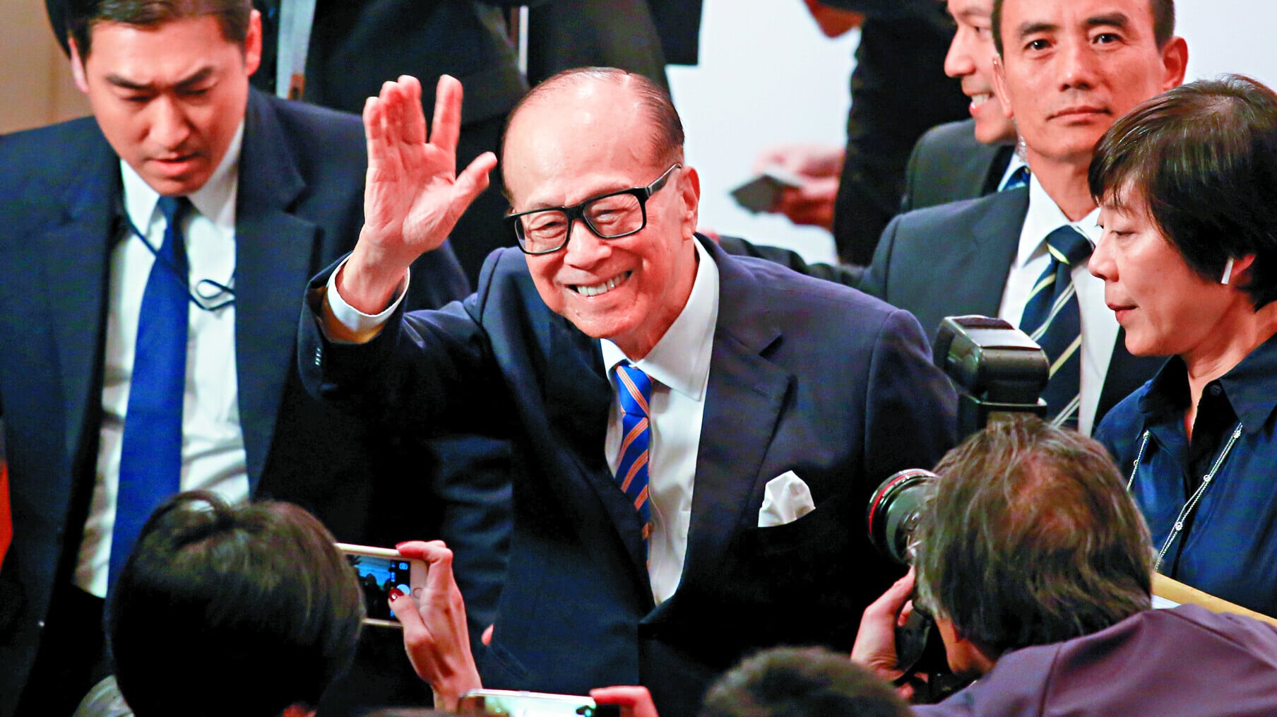 李嘉誠身家451億美元。(資料圖片)