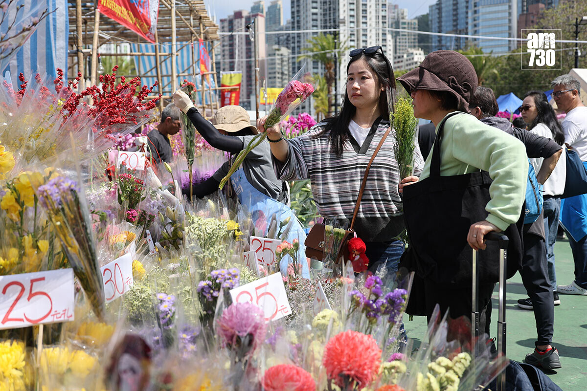 維園年宵由年廿四開放至年初一早上。(周令知攝)