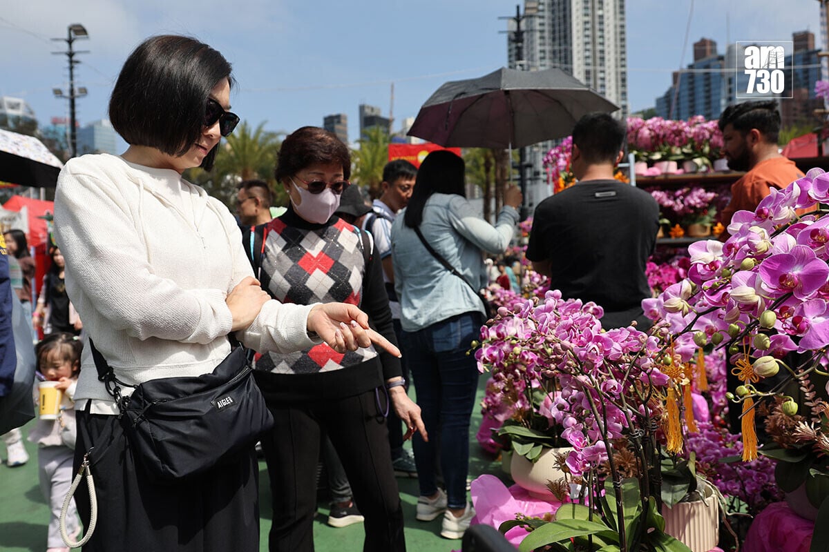 維園年宵由年廿四開放至年初一早上。(周令知攝)