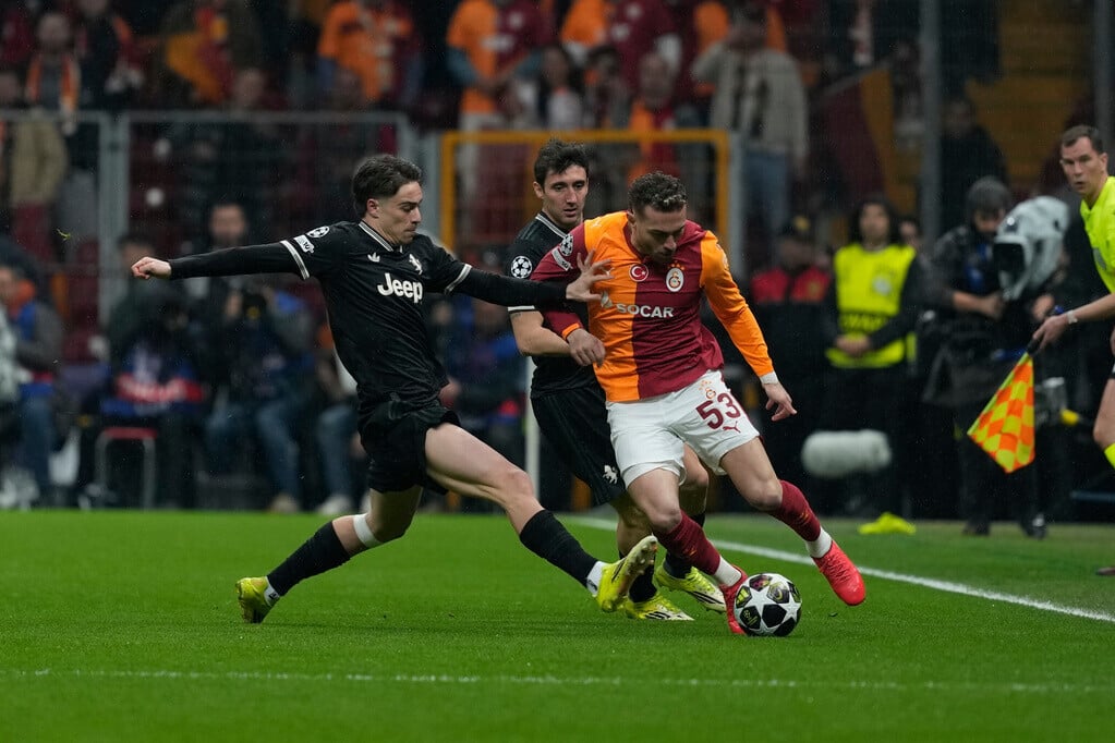 歐聯附加賽首回合,加拉塔沙雷以5︰2大勝祖雲達斯(美聯社)