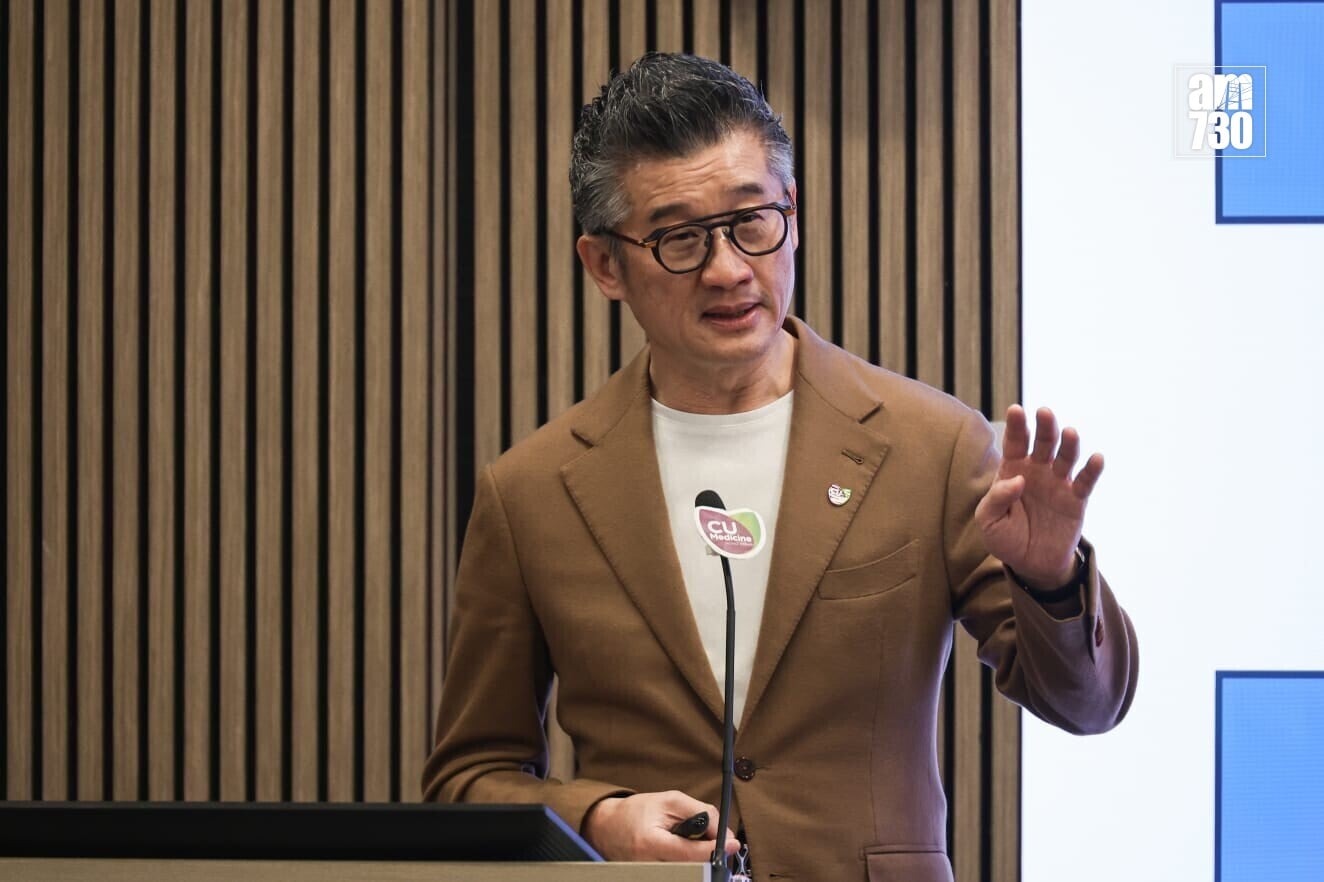中大醫學院副院長莫樹錦 (周令知攝)