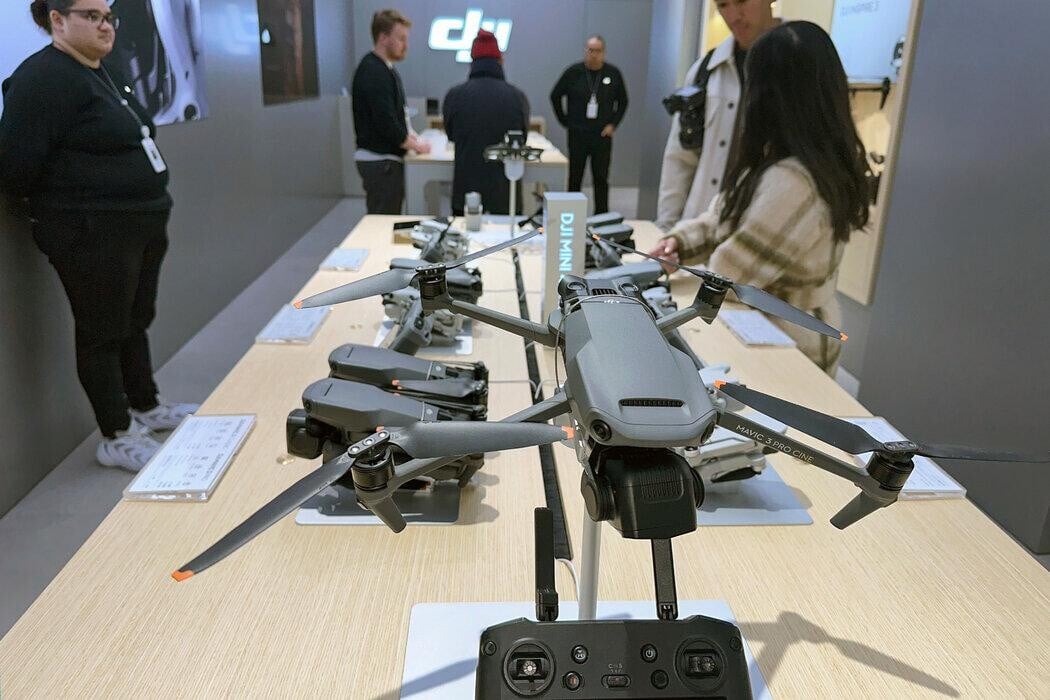 大疆無人機。(圖/美聯社)