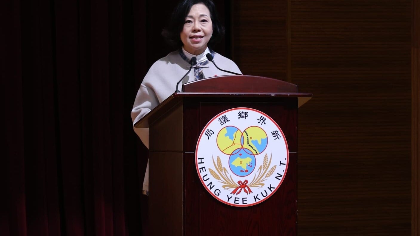 民政及青年事務局局長麥美娟。(林俊源攝)