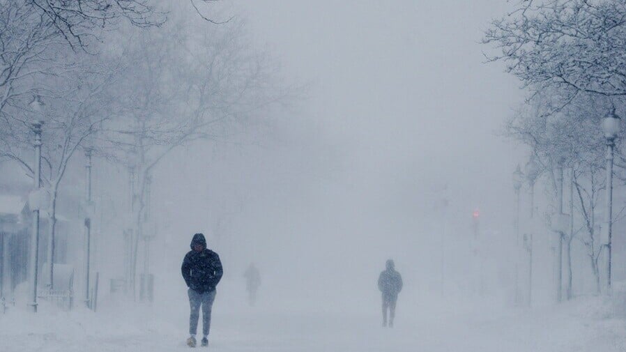 美國暴風雪