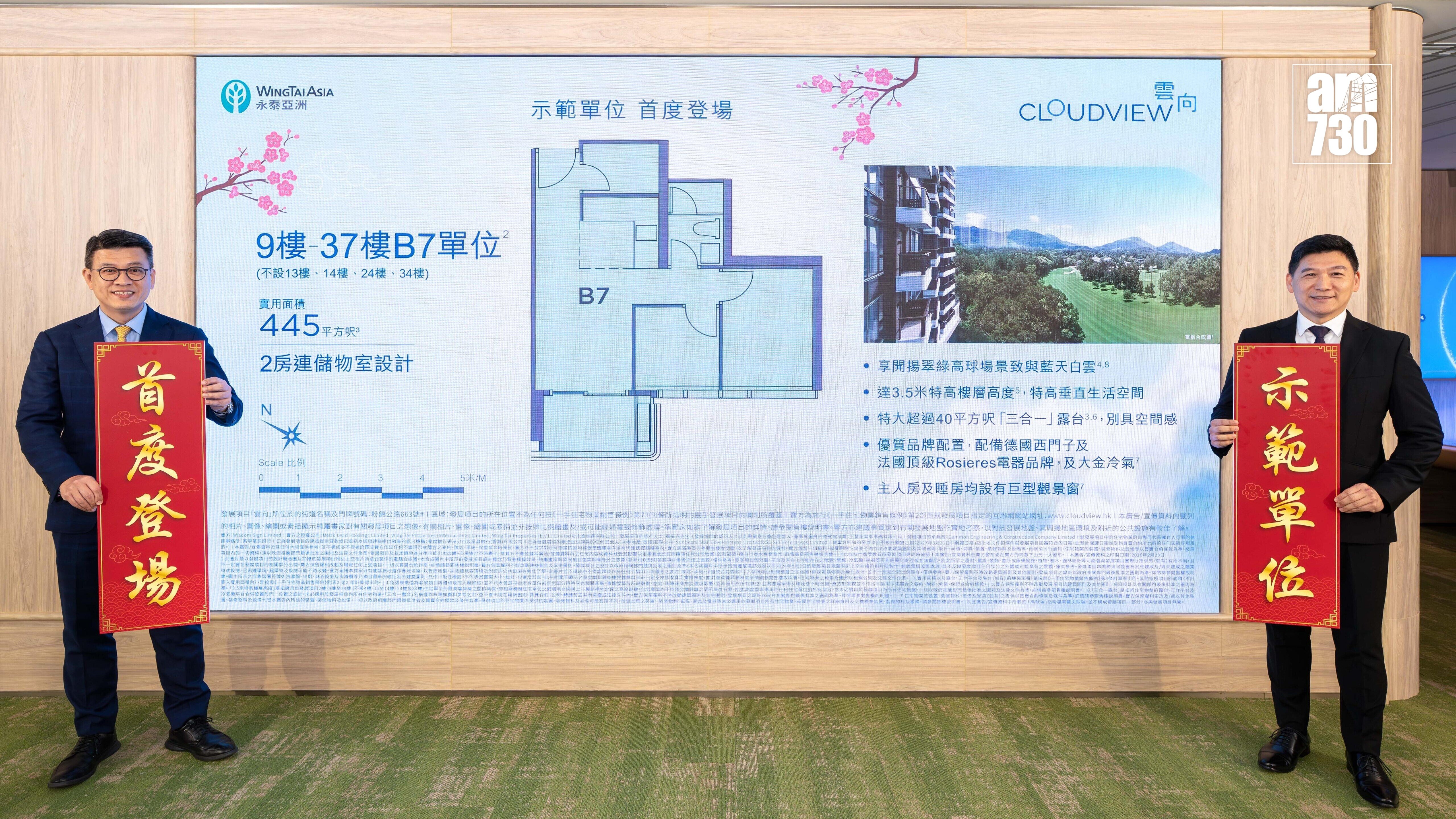 雲向首開示範單位 最快周內開放予VIP參觀｜上水新盤