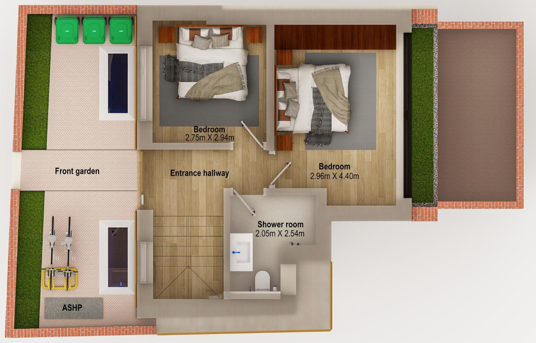 物業地面平面圖。(互聯網)