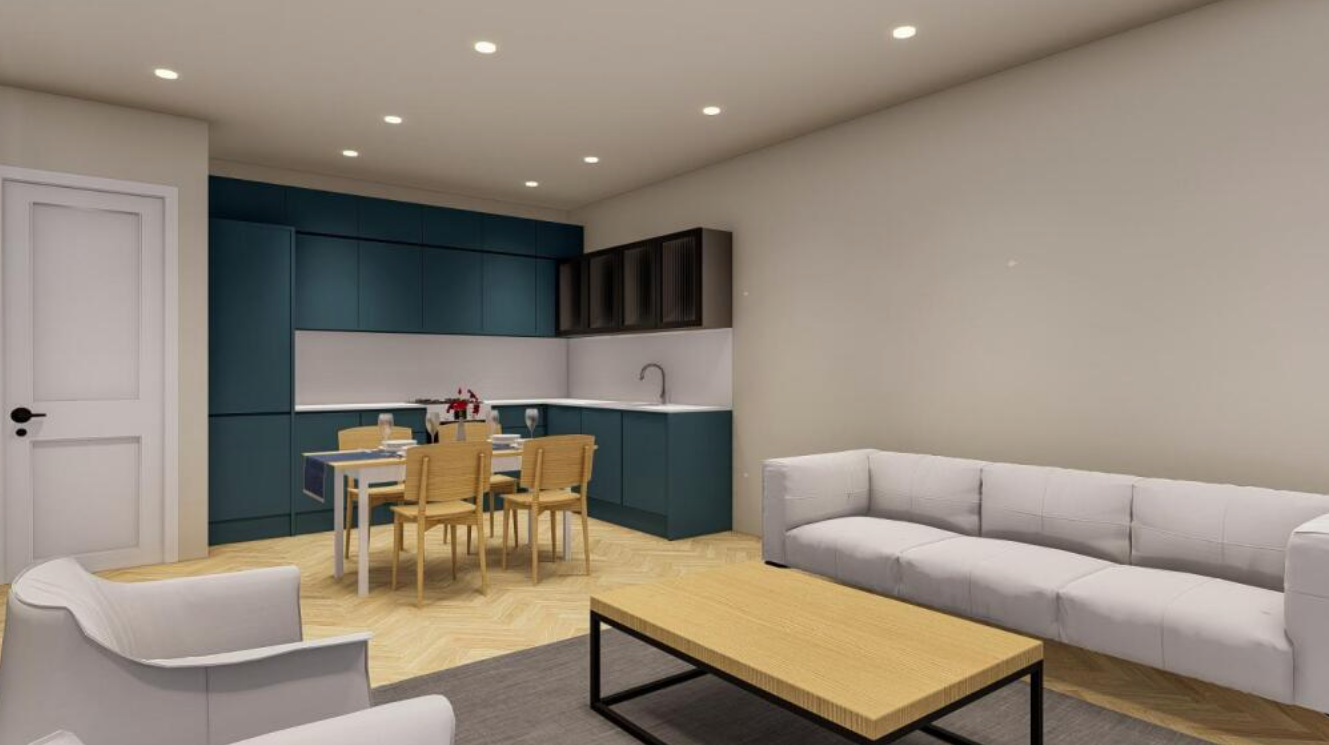 物業內部構想圖。(互聯網)