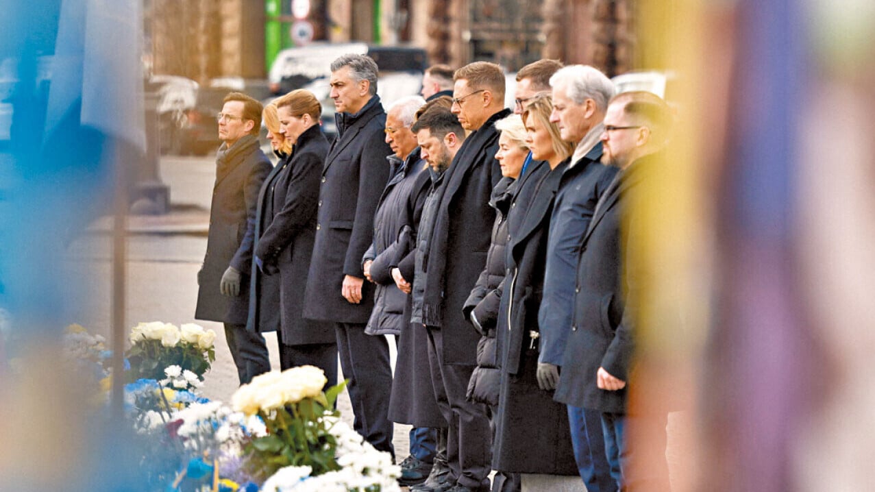 俄烏戰爭4周年 澤連斯基︰會盡力達致和平