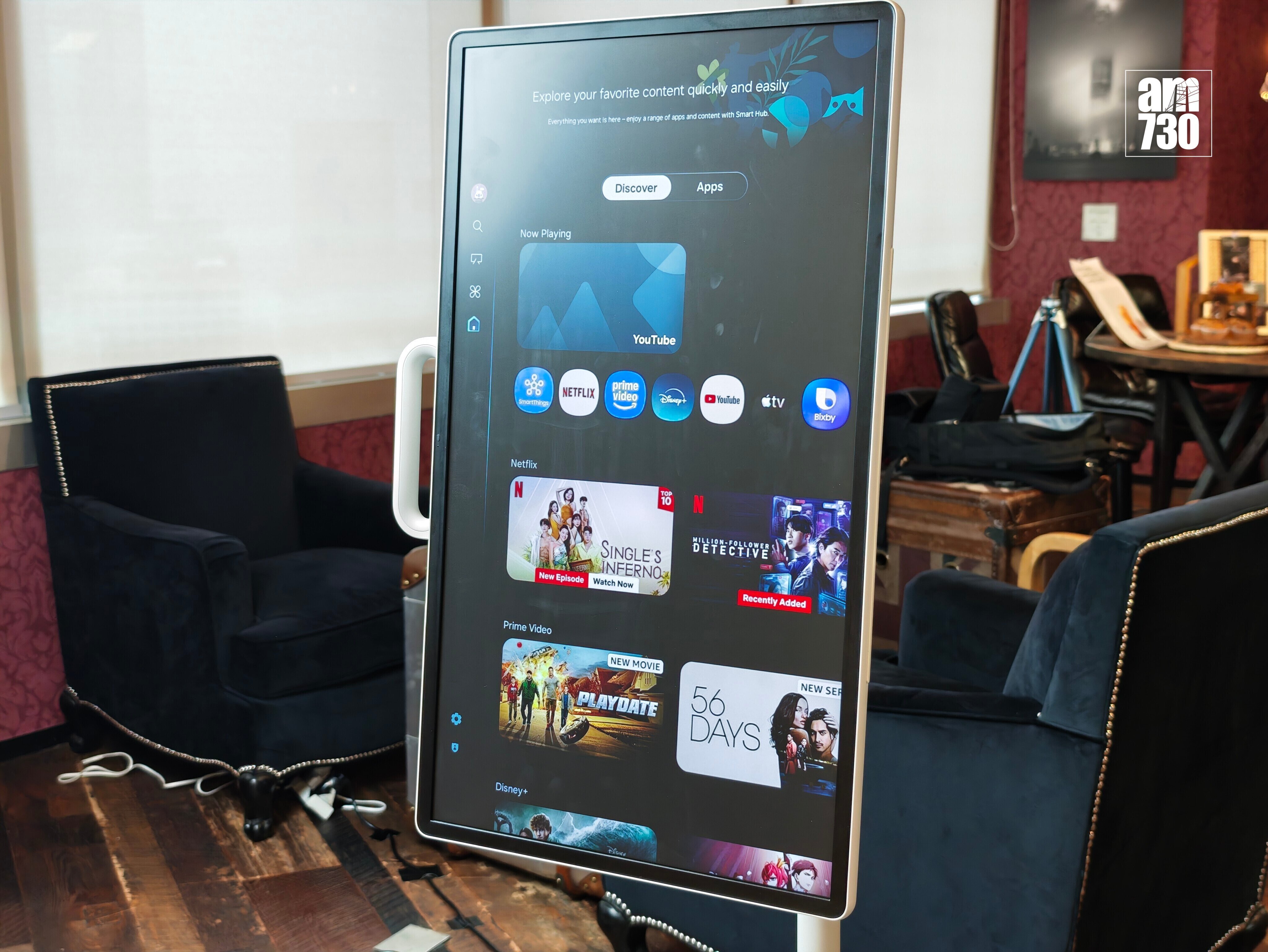 Samsung The Movingstyle可直屏顯示。