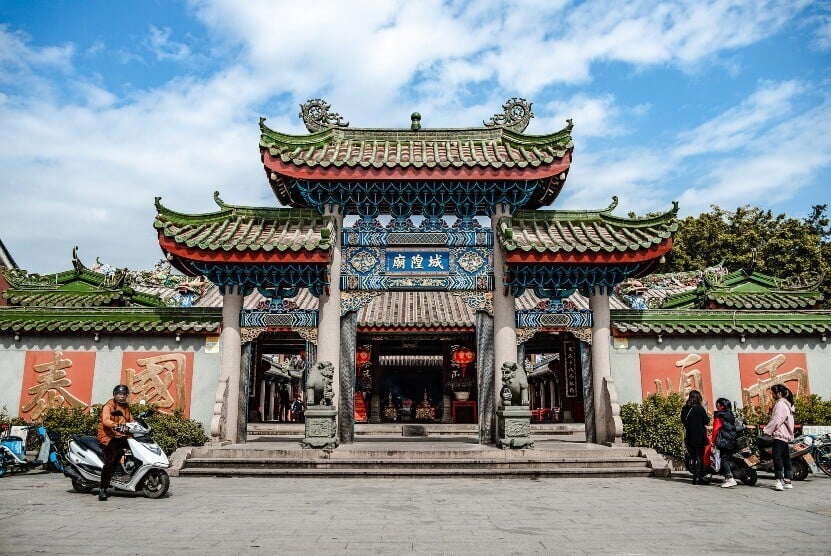 位於揭陽榕城區的城隍廟,始建於宋代,於明代重建,是廣東省規模最大的城隍廟。(圖片來源:視覺中國)