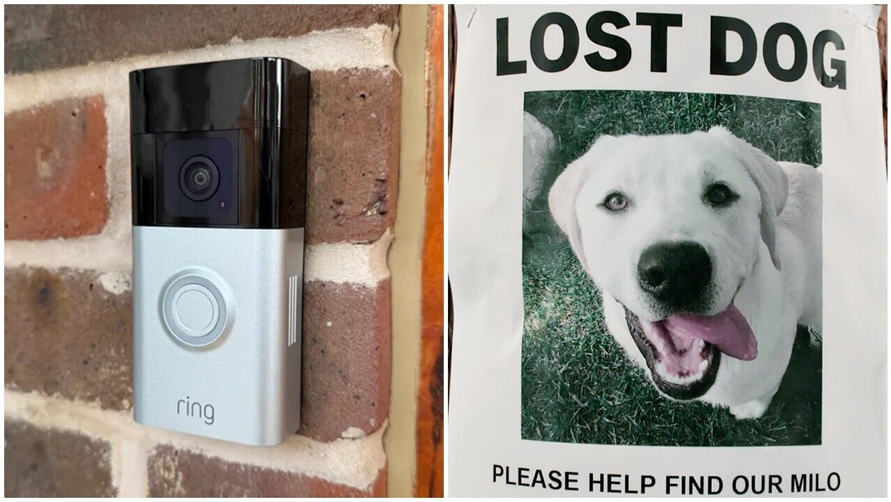 智能門鐘變「尋犬偵探」，大品牌新功能讓鄰居鏡頭組搜救網。(X)