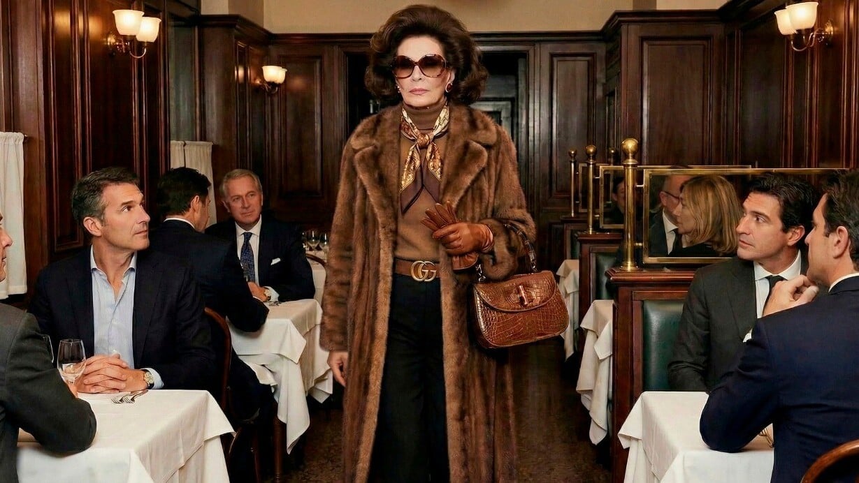 Gucci最新多張宣傳照以AI製作。（Gucci官方IG）