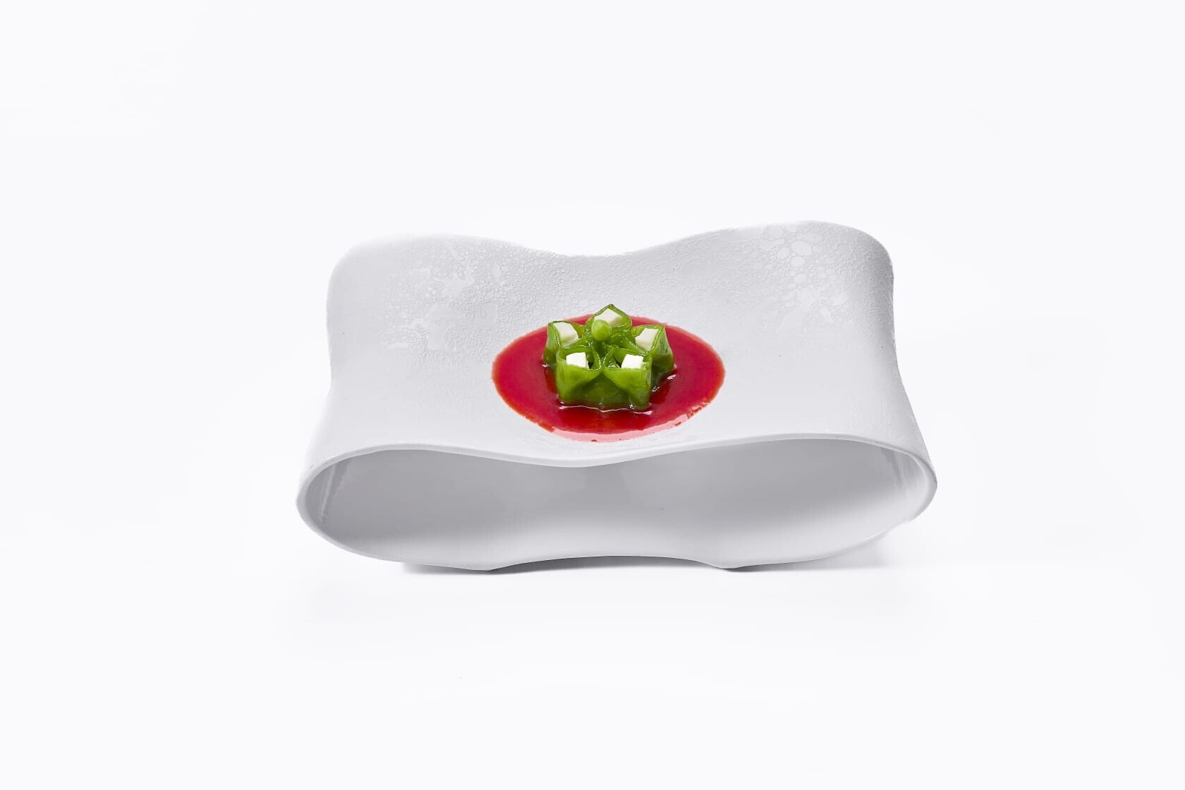 Gaggan Momo Paneer Peas 奶酪豌豆餃子