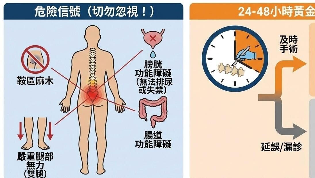 馬尾綜合症：守護馬尾神經，慎防「塞翁失禁」