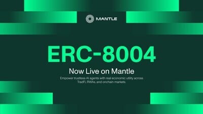Mantle透過部署ERC-8004開啟自主經濟新時代