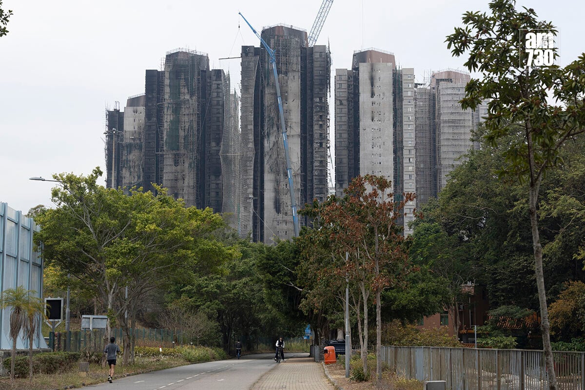 大埔宏福苑2025年11月底發生五級大火，火勢波及8座大廈當中的7座。(資料圖片／蘇文傑攝)