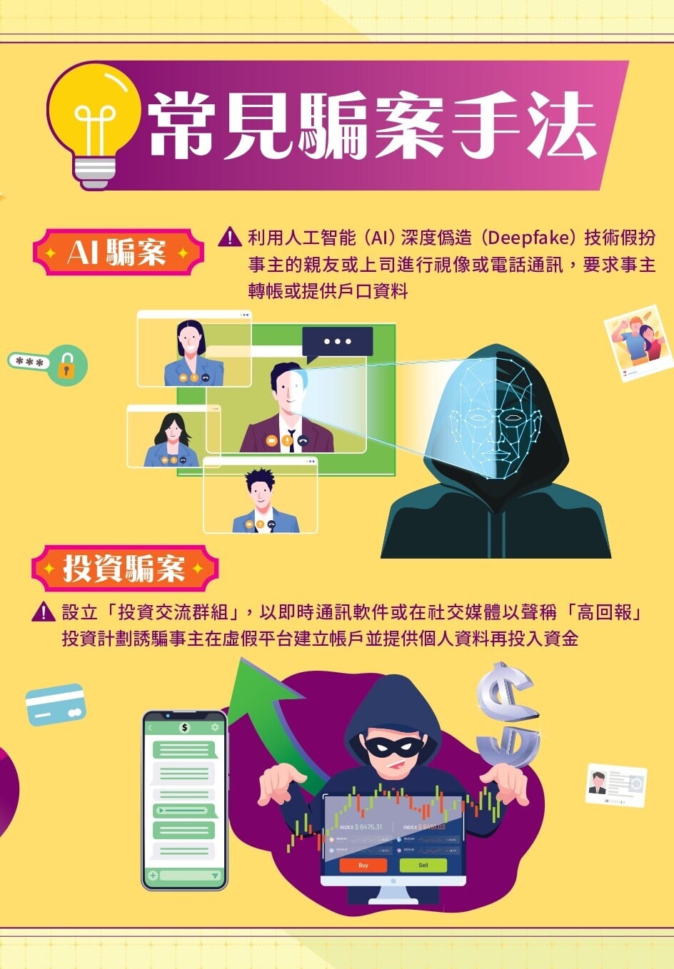 預防騙案｜個人資料咪亂俾（私隱專員公署）