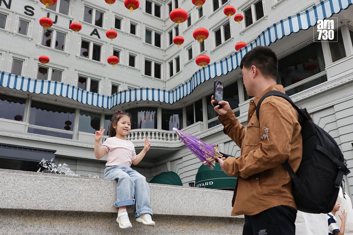 2026年丙午馬年,不少市民在農曆新年假期外出賀年,圖為尖沙咀市面。(資料圖片/吳康琦攝)