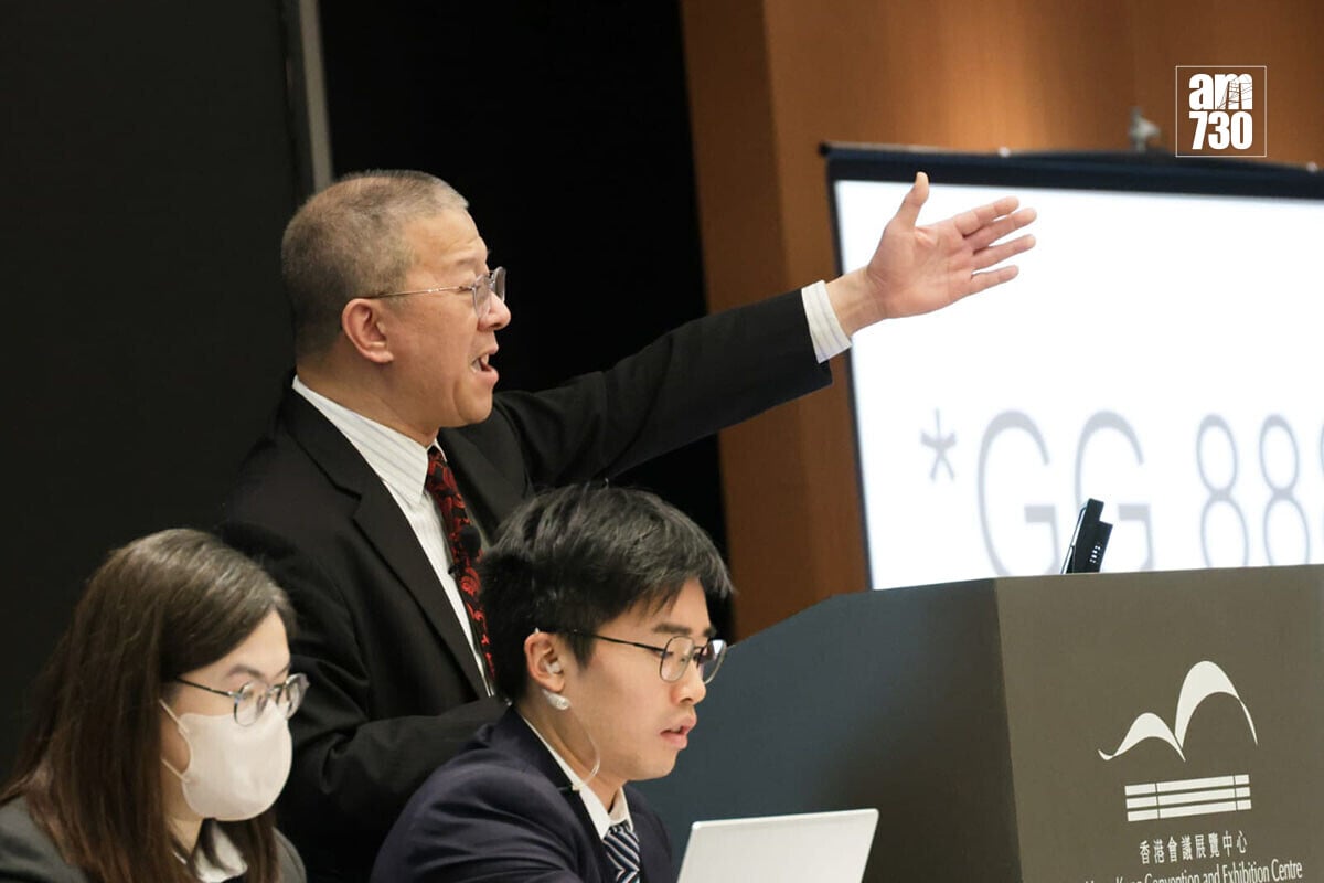 運輸署舉行新春車牌拍賣。(吳康琦攝)