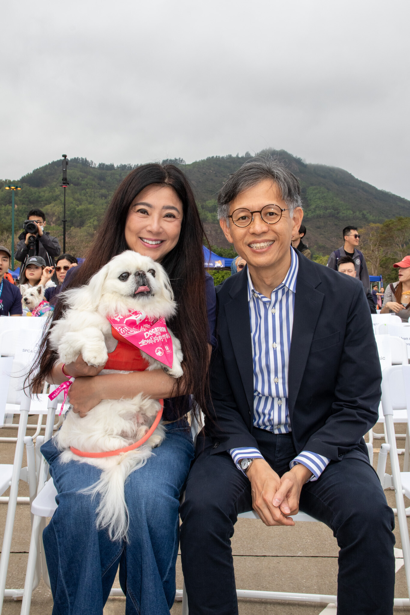 香港愛護動物協會會長傅明憲及漁農自然護理署署長黎堅明, JP Gigi Fu, SPCA President & LAI Kin Ming, Mickey, JP 2.JPG