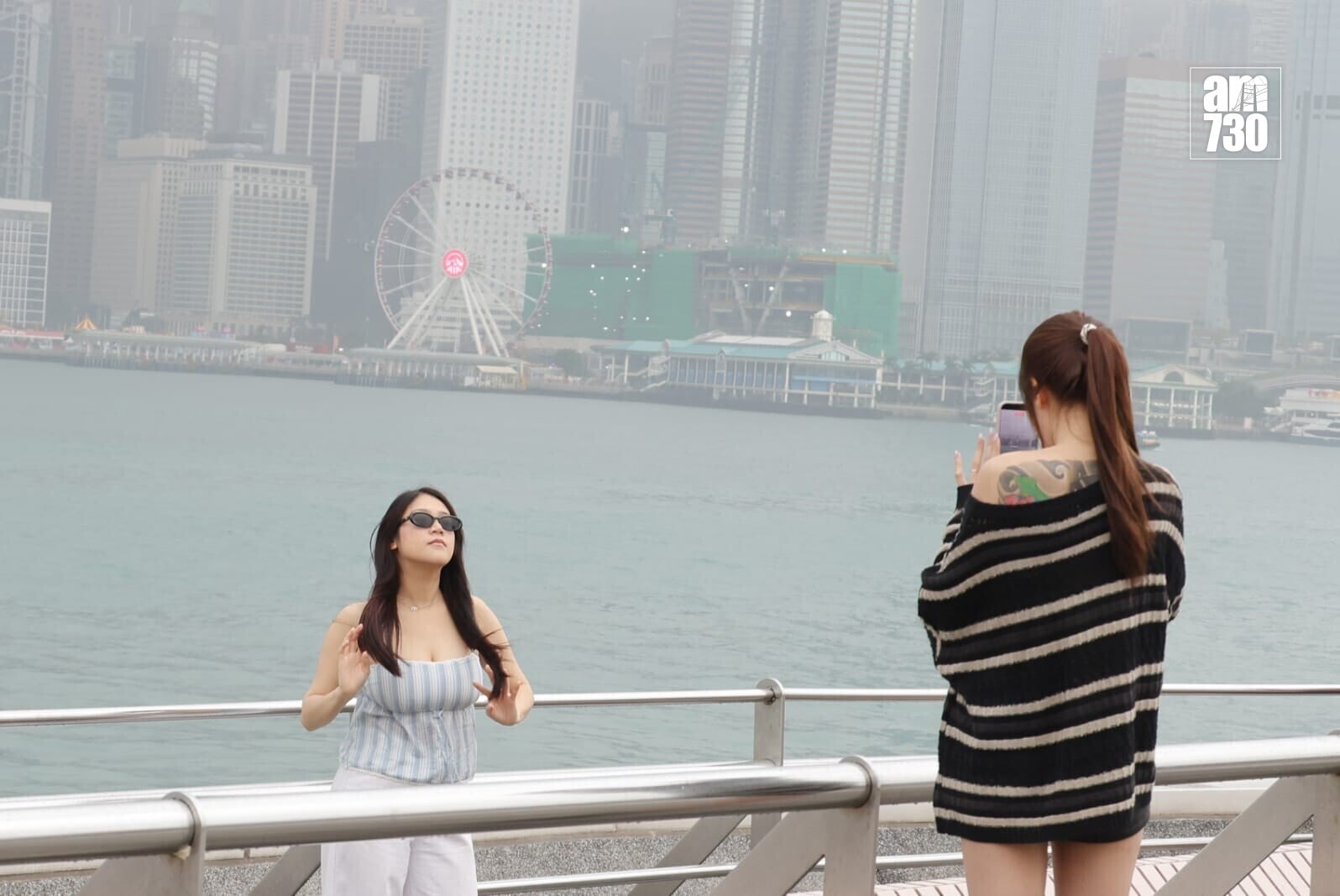 冷鋒今稍後抵達,雷雨區或於未來兩三小時移近珠江口一帶。(吳康琦攝)