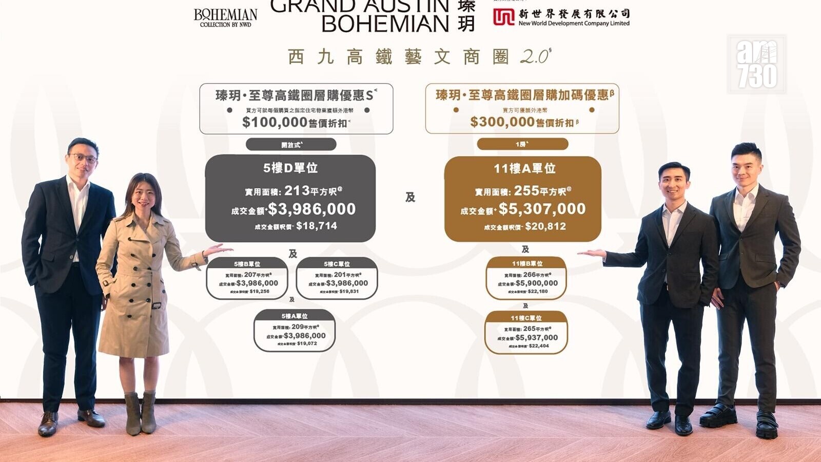 瑧玥首推30伙 入場開放式戶「一口價」408萬｜尖沙咀新盤