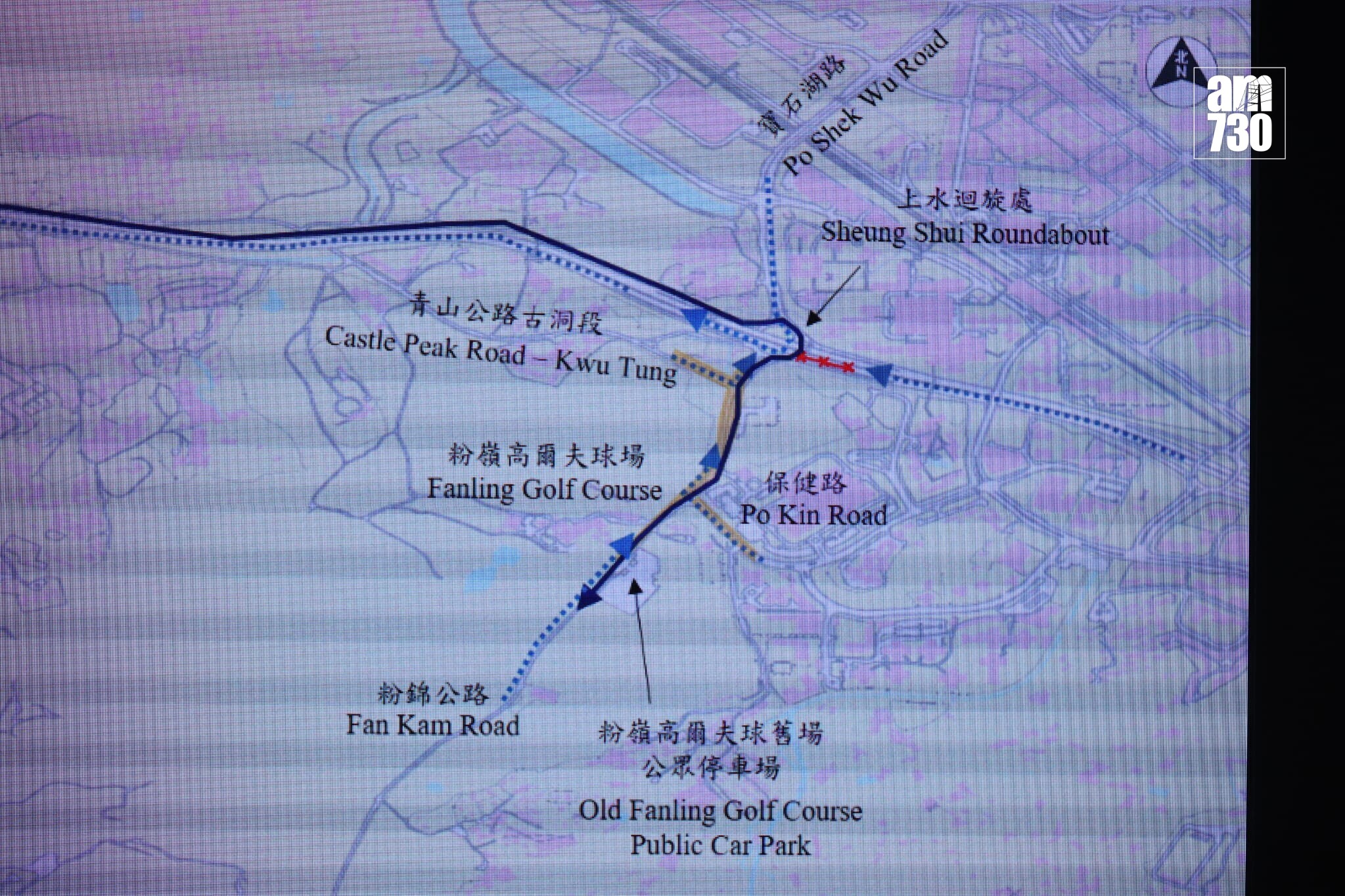 粉嶺高球場周四起一連四日舉行賽事,將實施人潮管理及交通管制(鍾式明攝)