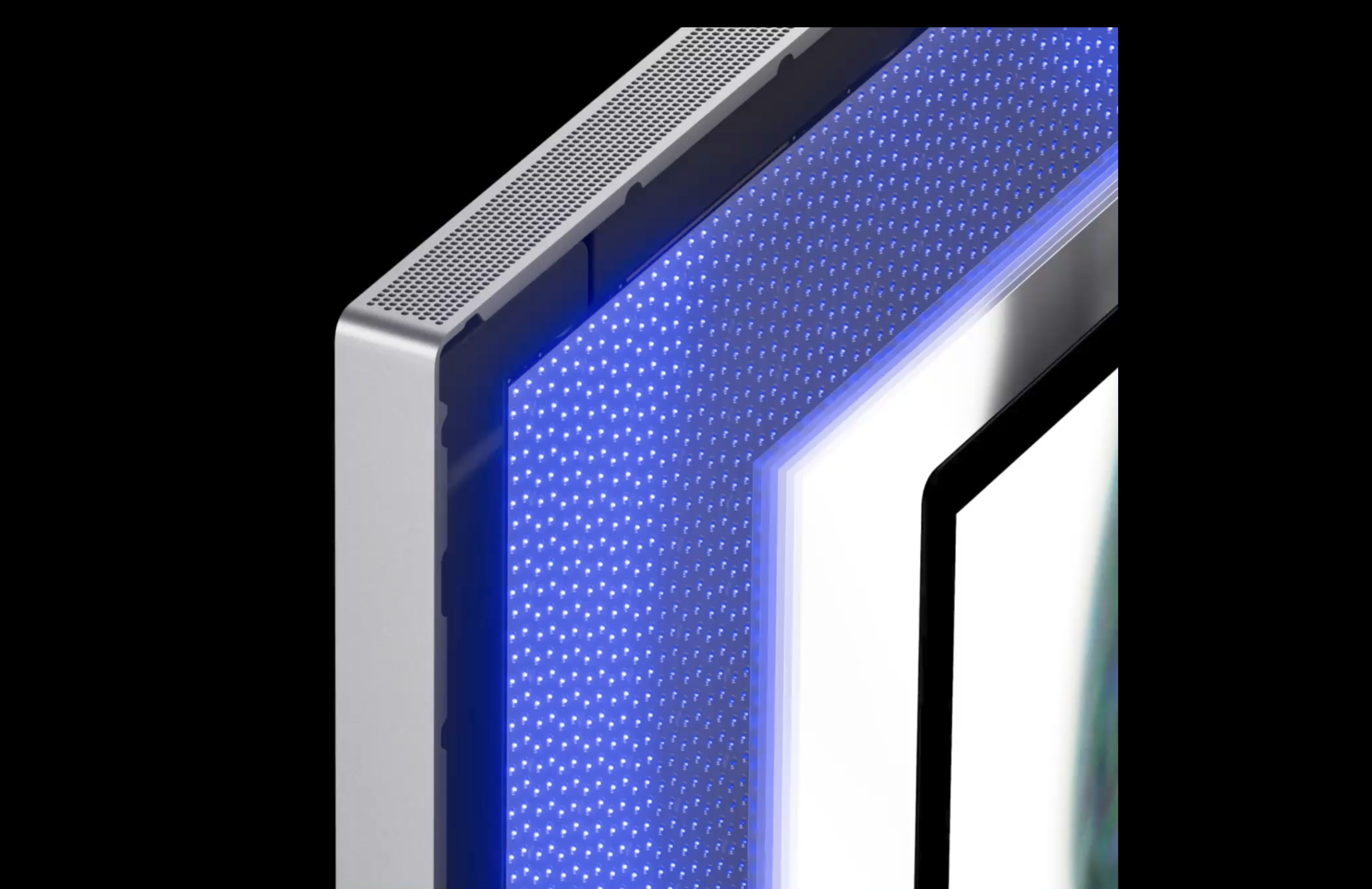 Studio Display XDR 27吋5K Retina XDR顯示器配備mini-LED背光技術,採用逾2000個局部調光區域。
