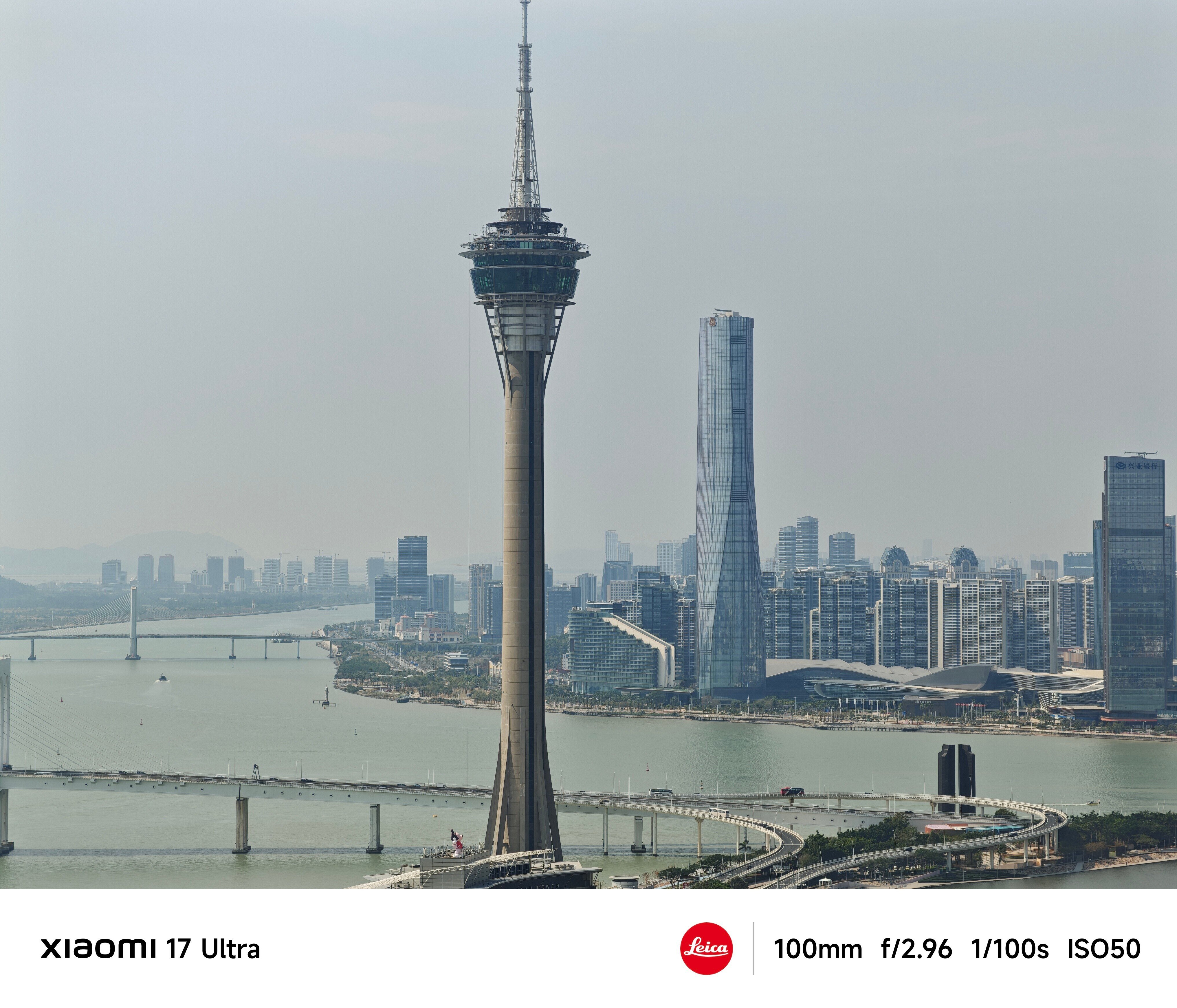 Xiaomi 17 Ultra 100mm試相。
