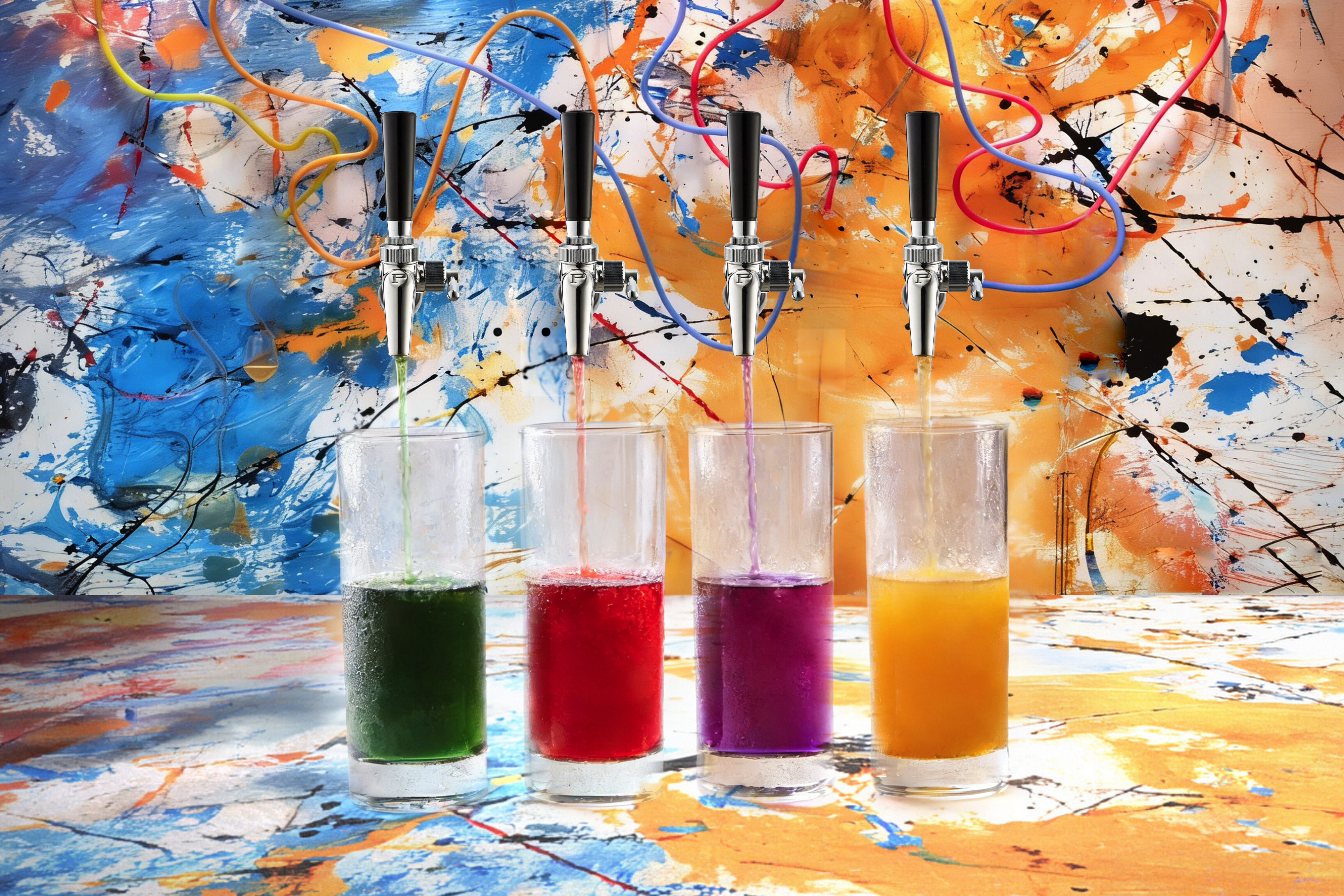 Liquid Palette at Drip (Image Credit to Central Yards Edible Art Fair)